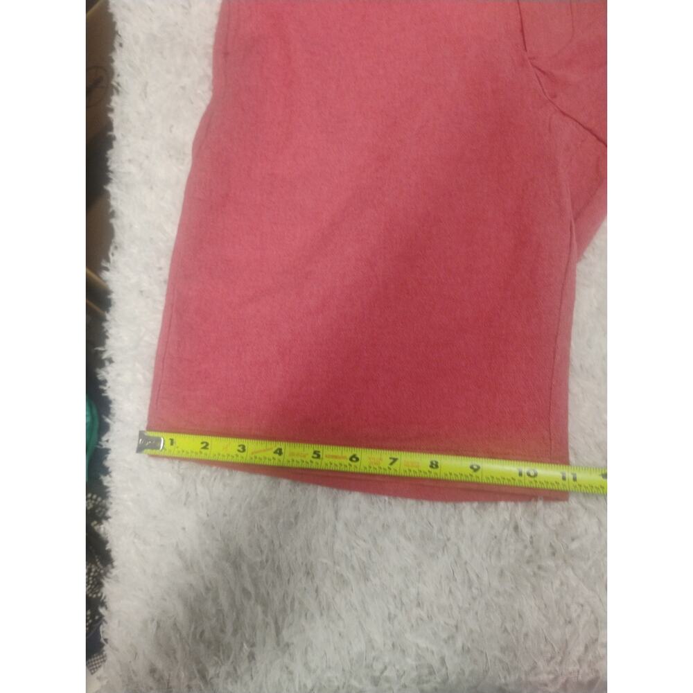 Nwt Wicked Stitch Men’s Flat Front Chino Golf Shorts 36 Nantucket Red Coral - Picture 10 of 12